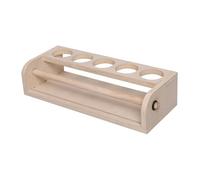 LIXSAZSE Robusto supporto per rotolo di carta da disegno da tavolo con cavalletto, per progetti creativi. Il cavalletto tavolo in legno massello è progettato per resistere all'uso quotidiano.