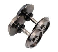 LIXSAZSE Ruote in metallo in Per scala HO 1:87 che garantiscono un'eccellente rotazione e assorbimento degli urti per prestazioni migliori negli accessori per modellini di treni Accessorio per