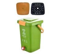 LIXSAZSE Secchio per compost dotato di comoda maniglia che,Verde,l