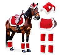 LIXSAZSE Set da 6 pezzi. Include 4 cappelli da Babbo Natale rossi, morbido velluto traspirante, resistente, perfetto per le sfilate invernali e per l'esterno