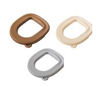 LIXSAZSE Set di 3 cuscini per sedile WC per strutture pubbliche, resistenti e resistenti all'umidità, imbottitura morbida, saldamente fissati per evitare scivolamenti o movimenti durante