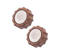 LIXSAZSE Set di manopole in legno di noce per macchina da caffè, accessori per macchine, queste manopole non sono resistenti, ma aggiungono anche Per eleganza alla macchina da caffè.