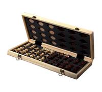 LIXSAZSE Set di scacchi per principianti per bambini, adatto a ragazzi e ragazze, incoraggia il pensiero strategico e lo sviluppo del cervello, gioco educativo portatile con