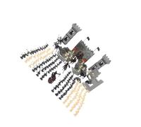 LIXSAZSE Set di soldatini giocattolo da costruire, torri, Per castelli, che offrono infinite avventure e opportunità di apprendimento per giovani costruttori e creatori. Set soldatini giocattolo,