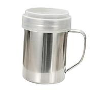 LIXSAZSE Shaker per caffè, setaccio con coperchio in acciaio Per inox, essenziale per lo zucchero a velo, molto adatto per cospargere il cappuccino con, 6x8.5 cm