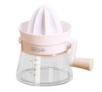 LIXSAZSE Spremiagrumi manuali per succo d'arancia appena spremuto ogni mattina. Spremiagrumi per avere una tazza di succo d'arancia dal buon gusto, Bianco