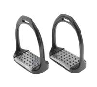 LIXSAZSE Staffe in acciaio inossidabile con ampia pista che offrono un supporto robusto e sicurezza per i cavalieri, mantenendo stabili il piede e la parte inferiore della gamba. Staffe con cuscinetto