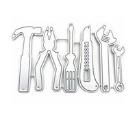 LIXSAZSE Stampi per macchine utensili Disegni unici e belli con matrici in metallo Ampia gamma di usi Fustelle per macchine utensili in acciaio al carbonio