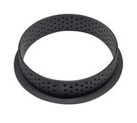 LIXSAZSE Stampo per crostata antiaderente Anello per dessert francese Pasticceria Decorare Formaggi perforati Affettare Mousse Cerchio Cottura portatile