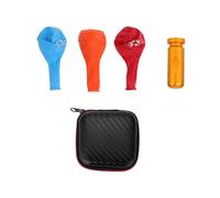 LIXSAZSE Strumenti di allenamento per la compensazione dell'orecchio in con un equalizzatore dell'orecchio e tre palloncini colorati. Esercizio di snorkeling. Esercizio di, Oro, 5.9 centimetri