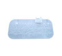 LIXSAZSE Strumenti di fusione per trucco in silicone con resina epossidica di cristallo fai-da-te Superficie a specchio Stampo per ramo un albero Espositore antiaderente a sgancio rapido