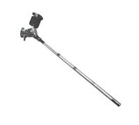 LIXSAZSE Supporto per asta per piatti Morsetto a cricchetto per piatti in metallo Estensione regolabile Facile da installare Supporto per per batteria e, Direzione universale, 1.25x4.6 cm