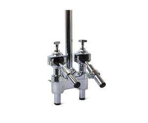 LIXSAZSE supporto per tom-tom Morsetto di fissaggio per supporto a due vie Staffa in lega di zinco per strumenti musicali a percussione ricambio