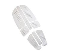 LIXSAZSE Tappetino Antiscivolo per tavola da Surf, Adatto per Tecniche di Surf Innovative e Appassionati di Sport Acquatici, Accessori, Tappetino Regolabile per Barche, Sport Acquatici, Bianco