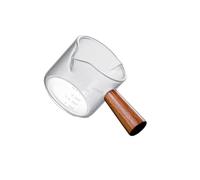 LIXSAZSE Tazza graduata per caffè intelligente, mini tazza graduata versatile, precisa e da servire in cucina, il caffè in vetro italiano è adatto come piccola lattiera o