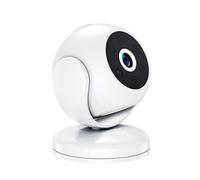 LIXSAZSE Telecamera wireless per visioni notturne ad accesso remoto con installazione semplice Telecamera Wi-Fi per di sicurezza wireless per esterni ABS