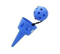 LIXSAZSE Velocità di reazione del bambino con il gioco della palla da catturare, giocattolo di integrazione sensoriale che consente ai bambini crescere giocando felici, blu, 16.5 cm