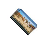 LIXSAZSE Vetrina per modelli di auto in Per scala 1/64 per creare una splendida scena di parcheggio in diorama per appassionati. Modello scena nel deserto che valorizza qualsiasi