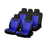 LiYaBaiHuo 9 Pezzi Coprisedili Auto per Dacia Sandero Stepway 3.Gen 2.Gen 2012-2016 2017 2018 2019 2020-2025, Set Copri-Sedile Fodere per Anteriori e Posteriori Antiscivolo Accessori,A/Blue