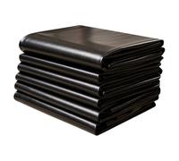 Liyadolaam Liner per laghetto HDPE 1x8m 2x3m 4x4m 5x5m 6x10m 10x12m Fodera per diga geomembrana Nera Resistente UV per stagni per Pesci Ingegneria delle risorse idriche del Flusso(3x5m)