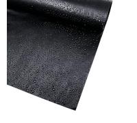 Liyadolaam Membrana Impermeabile Resistente all'umidità HDPE Nera Resistente all'Acqua 0,13mm per Fontana a Cascata da Giardino, stagni all'aperto, acquacoltura(1x8m)