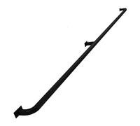 Liyadolaam Modern Handrail for Stairs Indoor, 1m 1.5m 2m 3m 6m Staircase Banister Hand Rails, Outdoor Steps Railing Brackets Industrial Metal Iron Pipe Safety Hand Rail Wall Support (Size : 240cm)