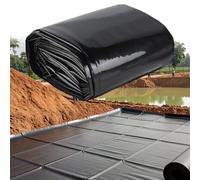 Liyadolaam Rivestimento della diga geomembrana HDPE Spessore 0,13mm Nero 2x3m 3x4m 4x5m 5x7m 6x8m 8x10m 10x15m Telo per Stagno per Serbatoi Acquacoltura Lago Artificiale