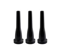 Liyafy 3 bocchini per tromba 3C 5C 7C a forma di proiettile bocchino in plastica nera accessori per tromba parti