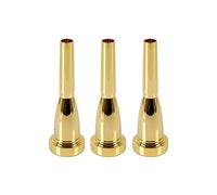 Liyafy 3 pz Bb Tromba Bocchino 3C 5C 7C Forma di Proiettile Ricambio Tromba Parti Placcato Oro