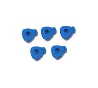 Liyafy Confezione da 5 dadi in plastica per percussioni, per kit tamburo a percussione, colore: blu