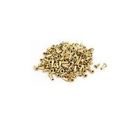 Liyafy - Set di 100 rivetti in ottone per arpa lira, arpa piccola, strumento musicale a corda dorato
