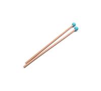 Liyafy - Set di 2 mazzi da marimba per pianoforte, in gomma, con manico in acero, misura piccola, colore: Blu