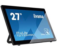 liyama ProLite T2735MSC-B2 68,6 cm (27" ") AMVA+ LED-Monitor Full-HD 10 Punkt Multitouch Capacitivo (VGA, DVI, HDMI (MHL), USB3.0, Webcam, Microfono) Nero