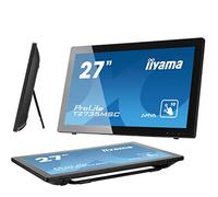 liyama ProLite T2735MSC-B2 68,6 cm (27" ") AMVA+ LED-Monitor Full-HD 10 Punkt Multitouch Capacitivo (VGA, DVI, HDMI (MHL), USB3.0, Webcam, Microfono) Nero