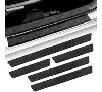 LIYANGT1 5 Pezzi Battitacco Adesivi Soglie Porte para BMW G42 G87 M2 220i 230i M235i M240i 2022-2023, Fibra Carbonio battitacco Adesivi Protezione Battitacco Auto