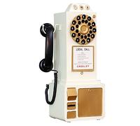 LIYANSBH Arredamento da Parete per Telefono Antico Vintage, Modello di Telefono Decorativo con Filo retrò Creativo, Bar caffetteria per la casa Oggetti di Scena per Telefono Fisso Vecchio Stile