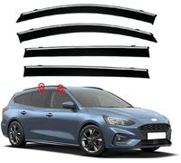 LiyanWu Deflettori d'Aria Antiturbo per Ford Focus Wagon MK4-C159 2021+, Kit Deflettori per Finestrtini Auto Deflettori Vetri Laterali Deflettore Pioggia Antivento