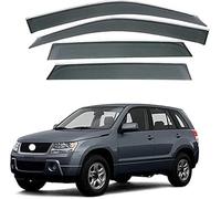 LiyanWu Deflettori d'Aria Antiturbo per Suzuki Grand Vitara 2005-2015, Kit Deflettori per Finestrtini Auto Deflettori Vetri Laterali Deflettore Pioggia Antivento