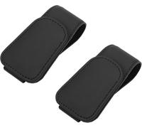 LiYeeYP 2 Pezzi Portaocchiali da Auto Magnetico per MG 3 Auto (2024+), Portaocchiali da Sole Magnetico, AntiGraffio Pelle Clip per Occhiali da Auto Visiera