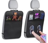 LiYeeYP 2 Pezzi Protezione Sedile Auto per Renault Trafic 2014-2025, Protezione Sedile Bambini, Impermeabile Antisporco Organizer Sedile Auto (70×49)