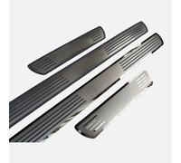 LiYeeYP 4 Pezzi Protezione Esterna Auto Battitacco in Acciaio Inossidabile, per Ford Edge (ab Bj. 2017), Protezione Davanzale della Porta Protezione AntiGraffio Soglia Styling