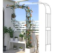 LIYI929GP ArcoPer Rose Rampicanti, H2.4m Sostegno Per Piante Rampicanti, Pergolati Da Giardino, ArcoDi Rose A Mezza Arcata, ArcoDa Giardino Gazebo In Metallo, Arcos Nuziale Decorazione Celebrativa