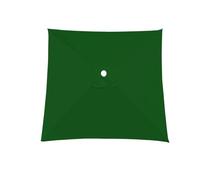 LIYI929GP Telo di Ricambio per Ombrellone Colonna Centrale, Copertura di Rechange per Parasole da Giardino Tavolo, Impermeabile Durevole per Esterni, 4 6 8 Stecche Tessuto di Sostituzione(Green,3X3m)