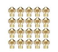 LIYIANWAN tianwandong 10 pezzi MK10 Ugelli M7 0,2/0,3/0,4/0,5/0,6/0,8/1,0 mm Testa di estrusione in ottone Ugelli Hotend for filamento da 1,75 mm Ugelli for stampante 3D(0.5mm-10pcs)