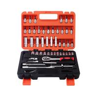 LIYINGFUING Set da 121 pezzi di manicotti per riparazione auto, strumenti di riparazione robusti e durevoli, set di chiavi a bussola da 121 pezzi