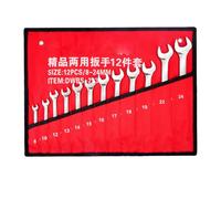 LIYINGFUING Set di chiavi a cricchetto a doppio uso prugna, strumenti hardware per riparazione auto domestica, set da 12 pezzi [8-24]