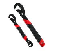 LIYINGFUING Set universale multifunzione Living Mouth in acciaio ad alto tenore di carbonio con morsetto aperto - chiave universale set di 2 + scatola