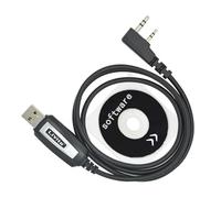 LIYITO Cavo di programmazione USB, supporto Chirp per BF-888s 5RM (AR-5RM) UV-5R UV-5G Plus F8GP UV-82(HP) AR-5RM, BF-F8HP PRO, UV-5G Plus, 5RH Pro, GM-5RH, K5 Plus, GM-5RH, accessori
