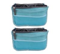 LIYJTK 2 pezzi Organizzatore elettronico morbido all'interno di un sacchetto di organizzatore elettronica da viaggio leggero Uso versatile per la penna per cavo USB