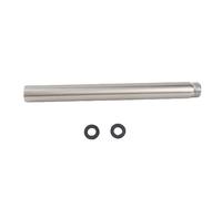 LIYJTK 8.0in Stainless Steel Shower Head Extension Arm Rustproof Shower Arm Extender Shower Pipe Extension Lower or Extend Shower Head for Bathroom Shower Space (Ni spazzolato)